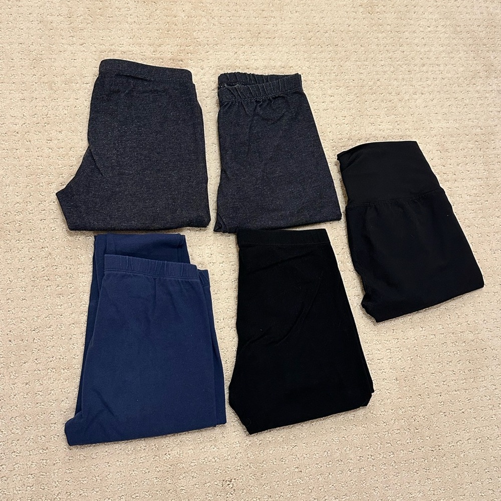 Bundle of girls legging pants (size 10/12)